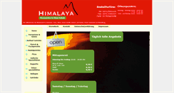 Desktop Screenshot of himalaya-pizza.de